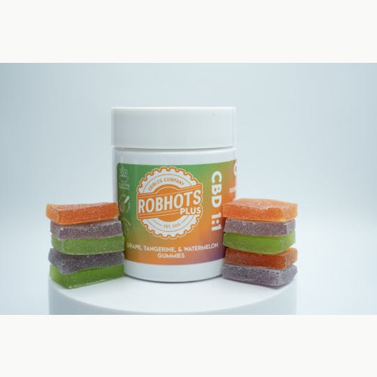ROBHOTS - ROBHOTS Plus Gummies | MED | 1:1s (CBD:THC) - 1