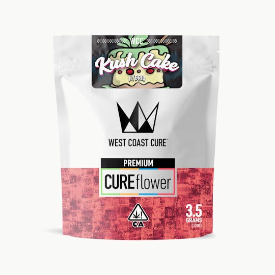 West Coast Cure - Kush Cake - 3.5G Premium Flower - 1