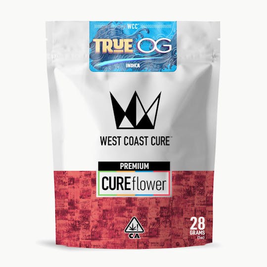 West Coast Cure - True OG - 28G Premium Flower - 1