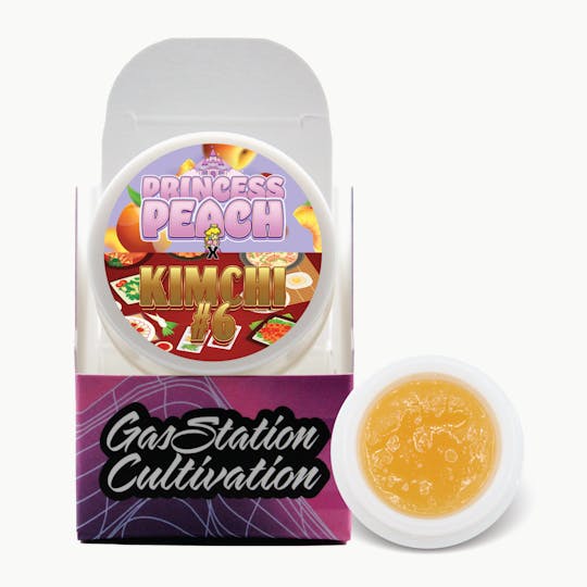 Gas Station Cultivation - Princess Peach x Kimchi #6 Cured Resin Sugar & Sauce 3.5G - 1