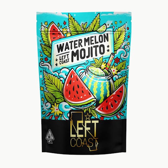 LEFT COAST - Watermelon Mojito - Small Flower Nugs (3.5G) - 1