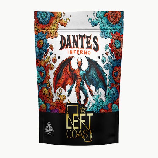 LEFT COAST - Dantes Inferno - Small Flower Nugs (3.5G) - 1