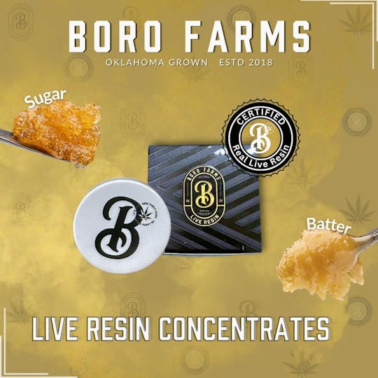 Boro Family Farms - Dank Bubbles - Live Resin Batter - 1g - 1