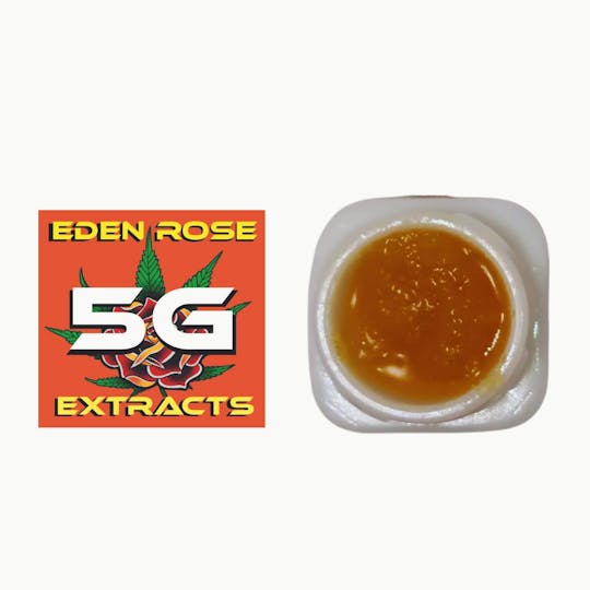 Eden Rose Processing - Eden Rose Extracts Live Resin Baller Jar 5g - Oreoz (Indica) - 1