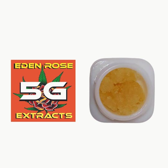 Eden Rose Processing - Eden Rose Extracts Live Resin Baller Jar 5g - Orange Kush Cake (Hybrid) - 1