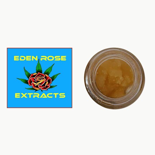 Eden Rose Processing - Eden Rose Extracts Live Resin Baller Jar 14g - Orange Kush Cake (Hybrid) - 1