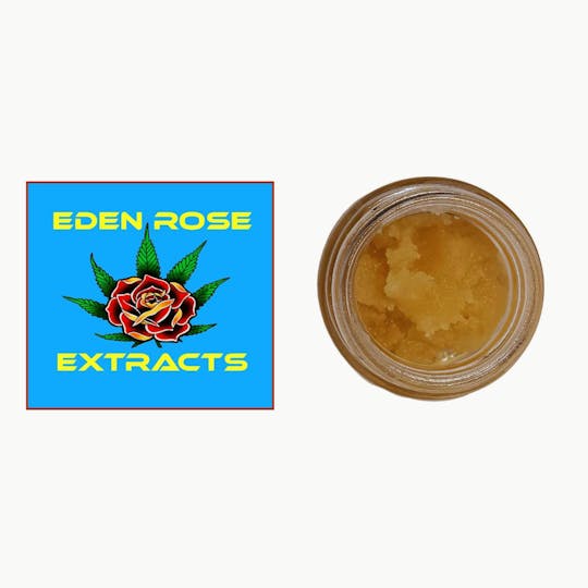 Eden Rose Processing - Eden Rose Extracts Live Resin Baller Jar 28g - Orange Kush Cake (Hybrid) - 1
