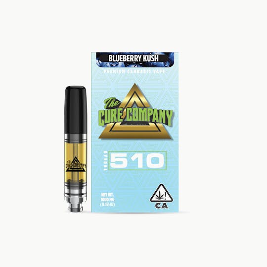 The Cure Company - The Cure Company Vape Cartridge - Blueberry Kush 1g - 1