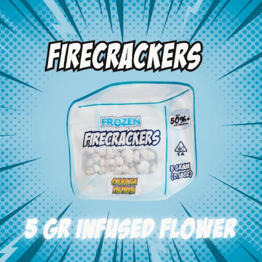 Firecracker by Cali Banger - Firecracker by Cali Banger Frozen flower ORANGE PAPAYA - 5g - 1
