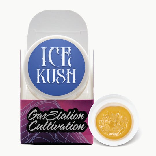 Gas Station Cultivation - Ice Kush Live Resin Badder 3.5g - 1