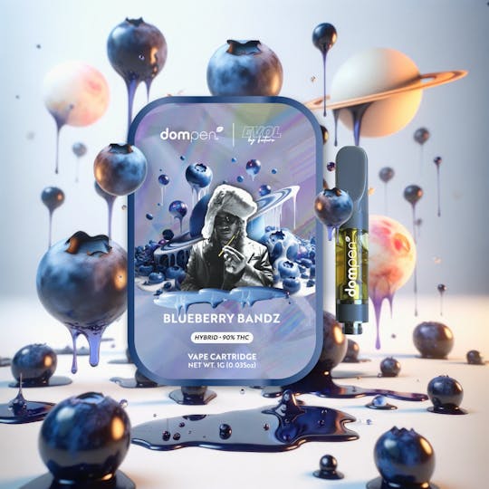 dompen™ & Koa - dompen™ X EVOL by Future: Blueberry Bandz (Hybrid) - 1G Cartridge - 1