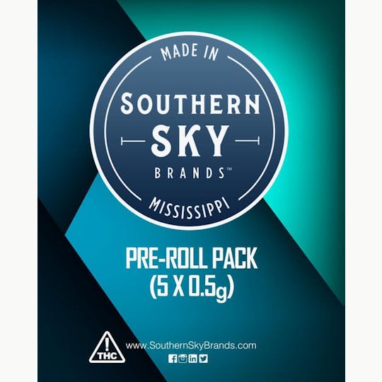 Southern Sky Brands - Who Dank 0.5g Pre Roll 5 Pack - 1