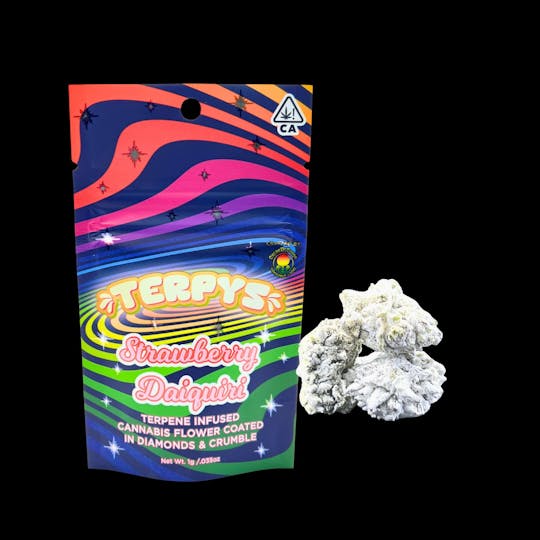 Crème De Canna - Terpys - Diamond Infused Flower - Strawberry Daiquiri - 1g - 1