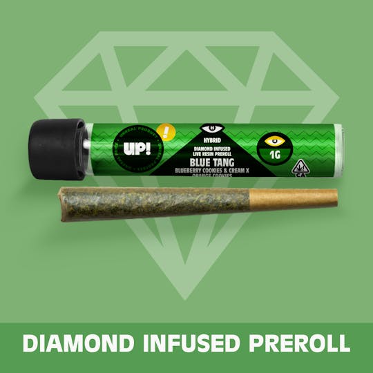 UP! - Blue Tang (Hybrid) Diamond Infused Preroll 1g - 1