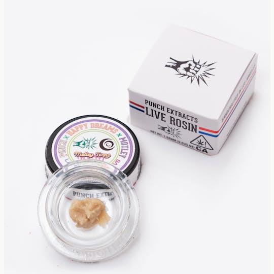 Punch Edibles & Extracts - Larry Peaches Tier 4 Live Rosin Cold Cure Badder (1g) - 1