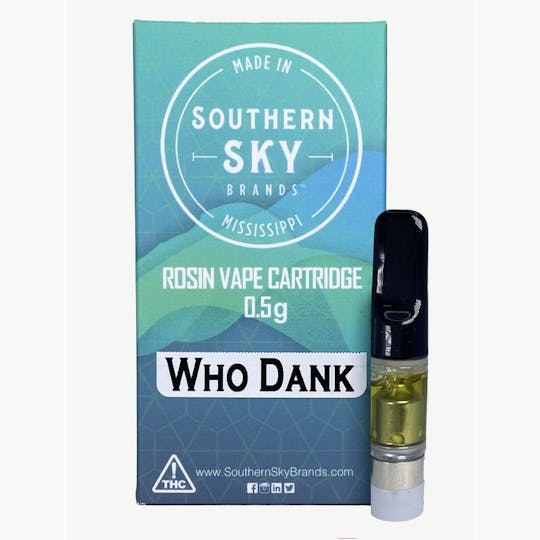 Southern Sky Brands - Who Dank - Live Rosin 0.5g Vape - 1