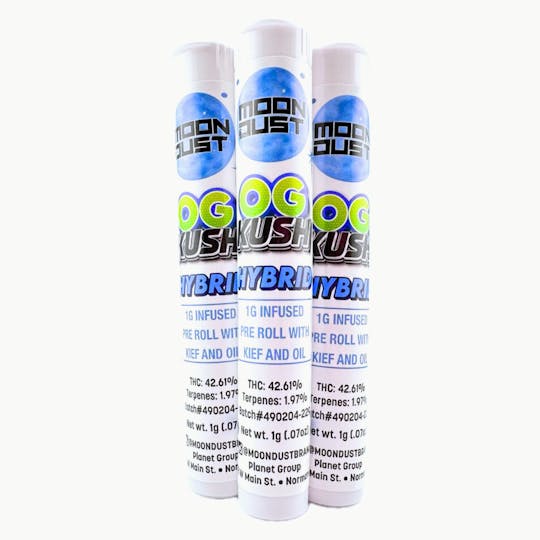 MOON DUST - 1G INFUSED PREROLL - OG KUSH - HYBRID - 1