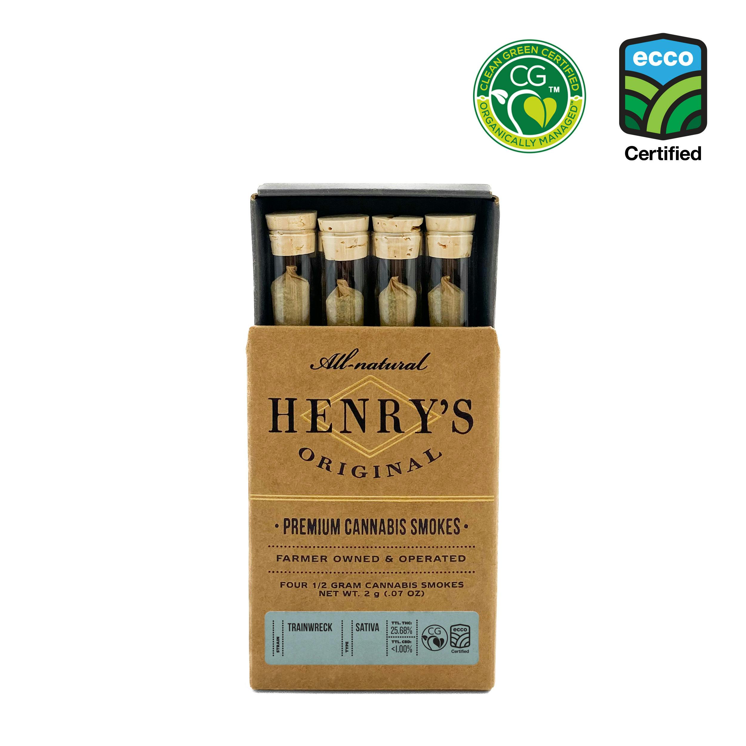 Henry's Original | Trainwreck | Joints | 0.5g each | 4pk