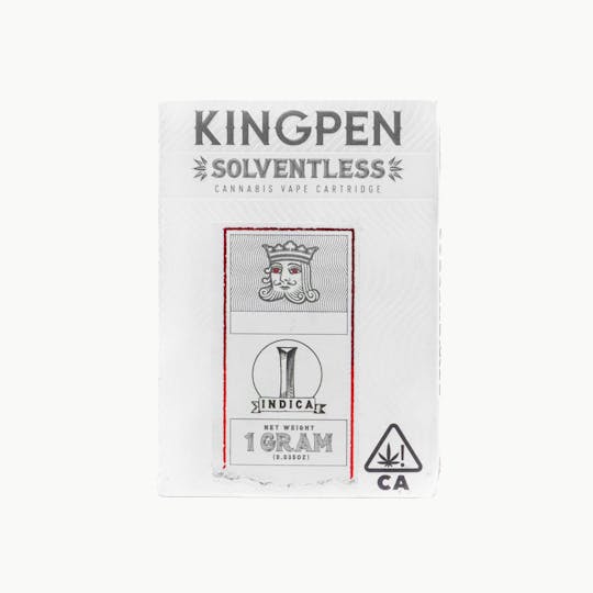 KINGPEN - Kingpen Solventless | Lemon Cherry Slush Indica 1g Vape Cartridge - 1