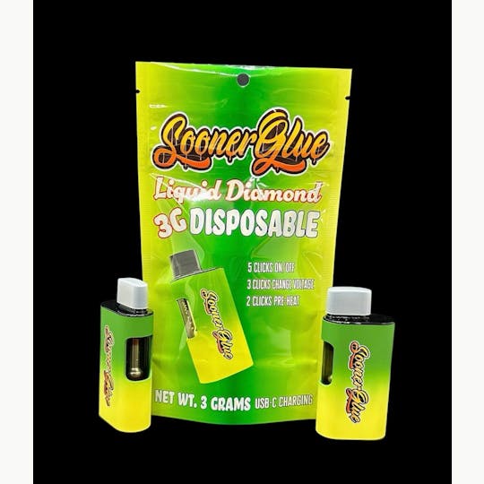 Sooner Glue - 3g Liquid Diamond Disposable Cartridge - Forbidden Fruit - 1