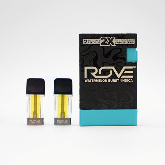ROVE - Watermelon Burst | 2g Melted Diamond Live Resin Vape | 2x 1g (Reload) - 1