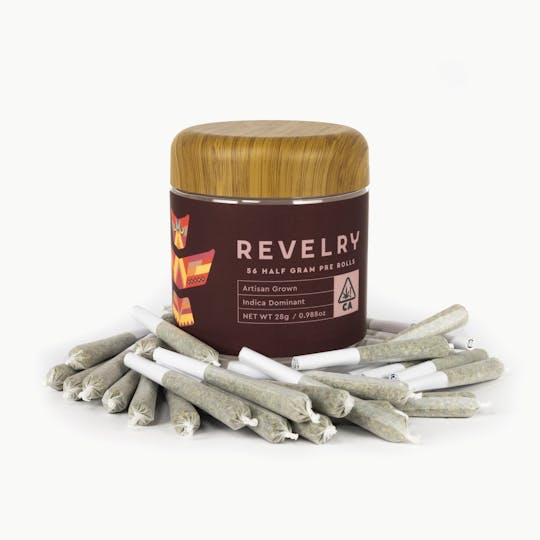 Revelry Herb Co - Mai Tai OG - Indica - Pre Roll 56pk (28g) - 1