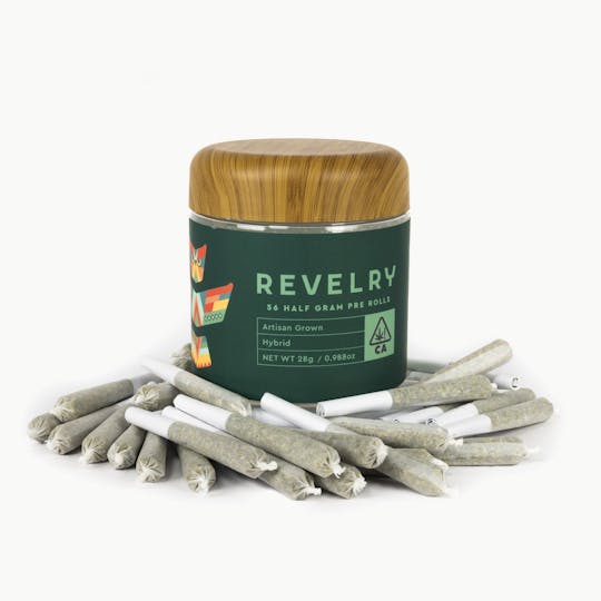 Revelry Herb Co - Peanut Butter Cups - Hybrid - Pre Roll 56pk (28g) - 1