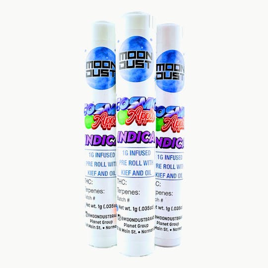 MOON DUST - 1G INFUSED PREROLL - COSMIC APPLE - INDICA - 1