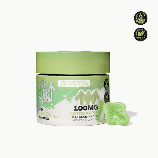 To The Moon - Astro Apple - Edibles - 100 mg - Hybrid - 1