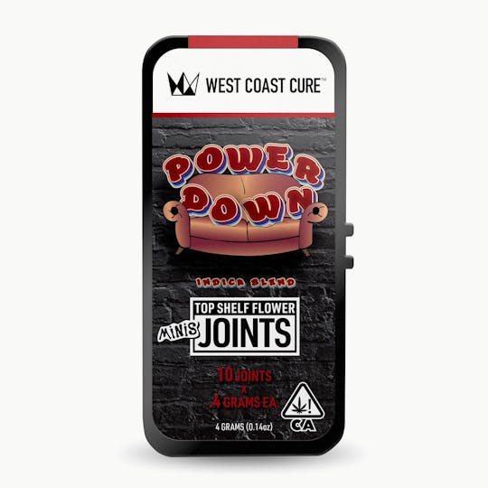West Coast Cure - Power Down - Top Shelf Joints .4g 10pk - 1