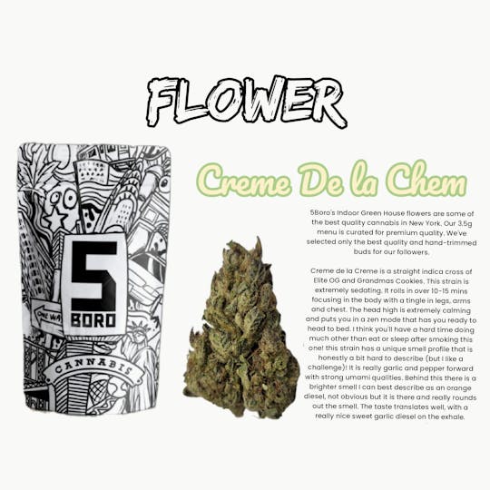 5Boro Cannabis - Creme De La Chem - 1