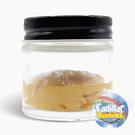 Gas Station Cultivation - Cadillac Rainbows Cured Resin Badder 14g Baller Jar - 1
