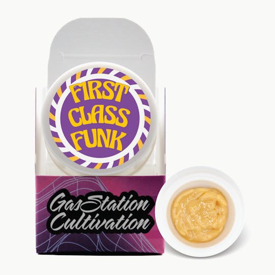 Gas Station Cultivation - First Class Funk Cured Resin Badder 3.5g - 1