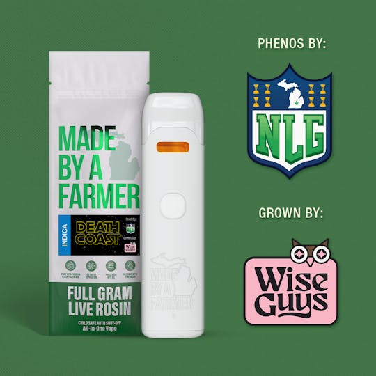 Made By A Farmer - Live Rosin 0.5G Vape x NLG - Death Coast - 1