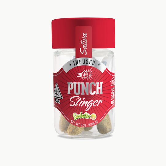 Punch Edibles & Extracts - Sorbetto Stinger (Sativa) 5 Pre-Rolls 2.5g - 1