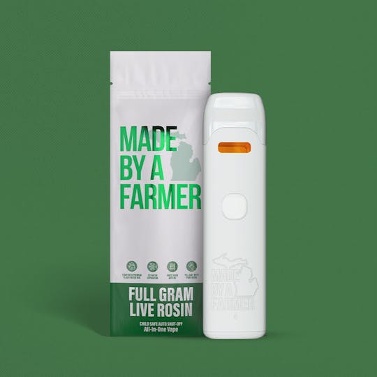 Made By A Farmer - Live Rosin 0.5G Vape x Twizted Heights - Sour Grape x Bakers Dozen - 1