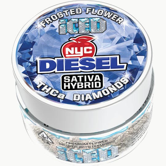 ICED - Jarred Infused Flower - 3.5g - NYC Diesel - 1