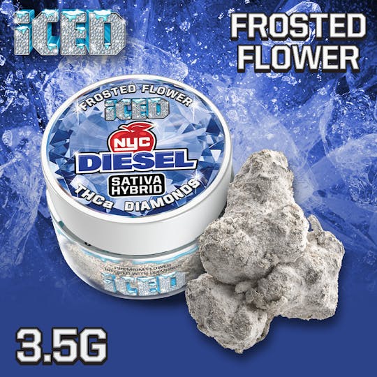 ICED - Jarred Infused Flower - 3.5g - NYC Diesel - 1