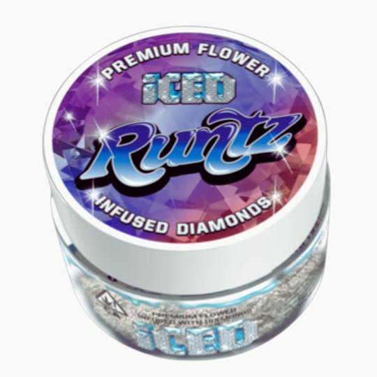 ICED - Jarred Infused Flower - 3.5g - Runtz - 1