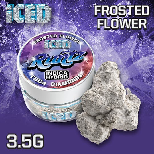 ICED - Jarred Infused Flower - 3.5g - Runtz - 1
