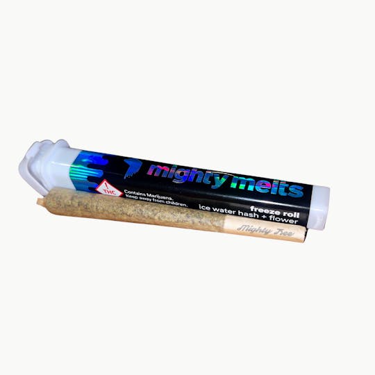 Mighty Melts - Fat Dawg Freeze Roll - Live Ice Water Hash Infused Joint, 1g - 1