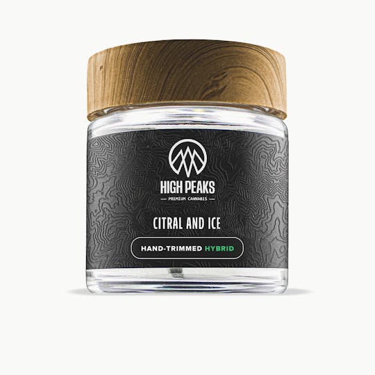 High Peaks - Citral and Ice: Hand-Trimmed Flower | Hybrid | 3.5g - 1