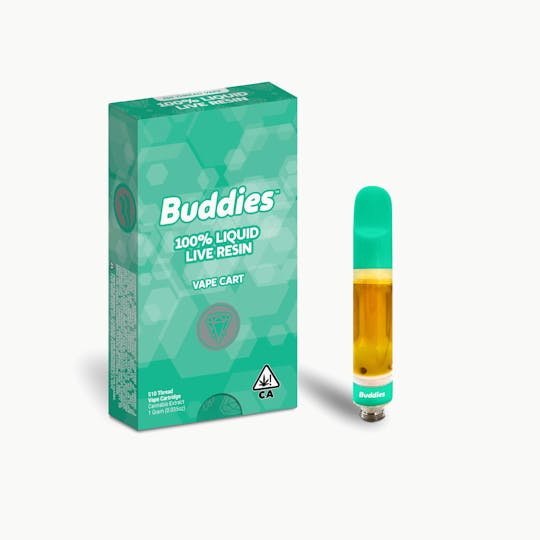 Buddies Brand - Live Resin Bacio Pancakes 1g Vape Cart - TPK (I) - 1