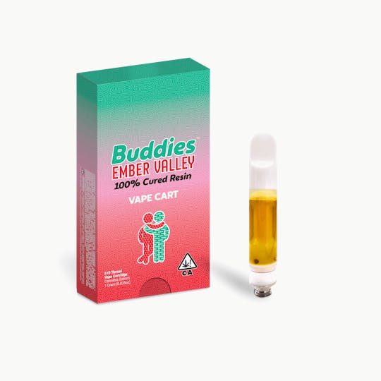 Buddies Brand - Buddies x Ember Valley Cured Resin Lemon Cherry Pie 1g Vape Cart (H) - 1