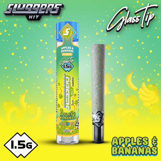 Sluggers Hit - Sluggers X Cookies - Infused Preroll - 1.5g - Apples & Bananas - 1