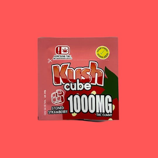 710Trading - Kush Cube -SINGLE- 1000mg THC - Stoned Strawberry - 1