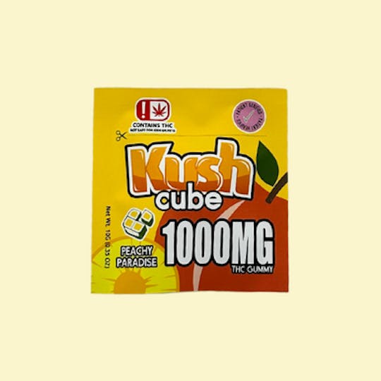 710Trading - Kush Cube -SINGLE- 1000mg THC - Peachy Paradise - 1