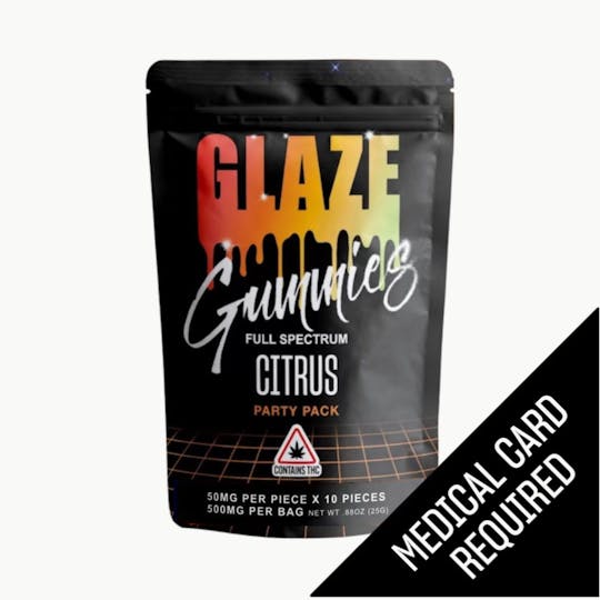 Glaze - Glaze | Full Spectrum | Citrus Party Pack | 500mg (MED) - 1