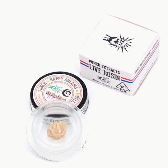Punch Edibles & Extracts - Onion Rings Tier 4 Live Rosin Cold Cure Badder (1g) - 1
