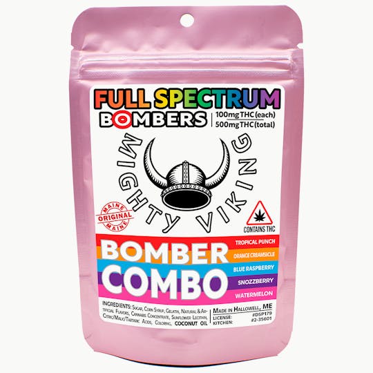 Mighty Viking - Mighty Viking 100mg FULL SPECTRUM Bomber Combo - 1